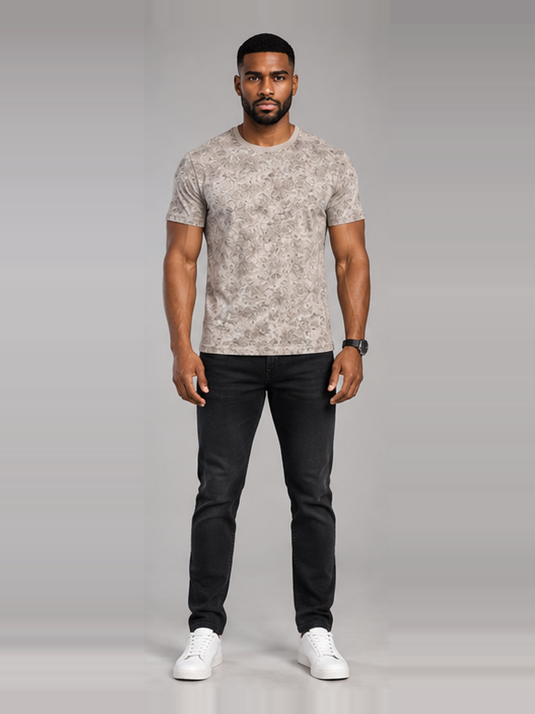 Men’s Premium Cotton Sleeve T-Shirt