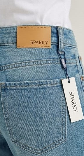 Sparky Women Comfort Fit Blue Denim Jeans | High Rise Straight Fit Casual Jeans