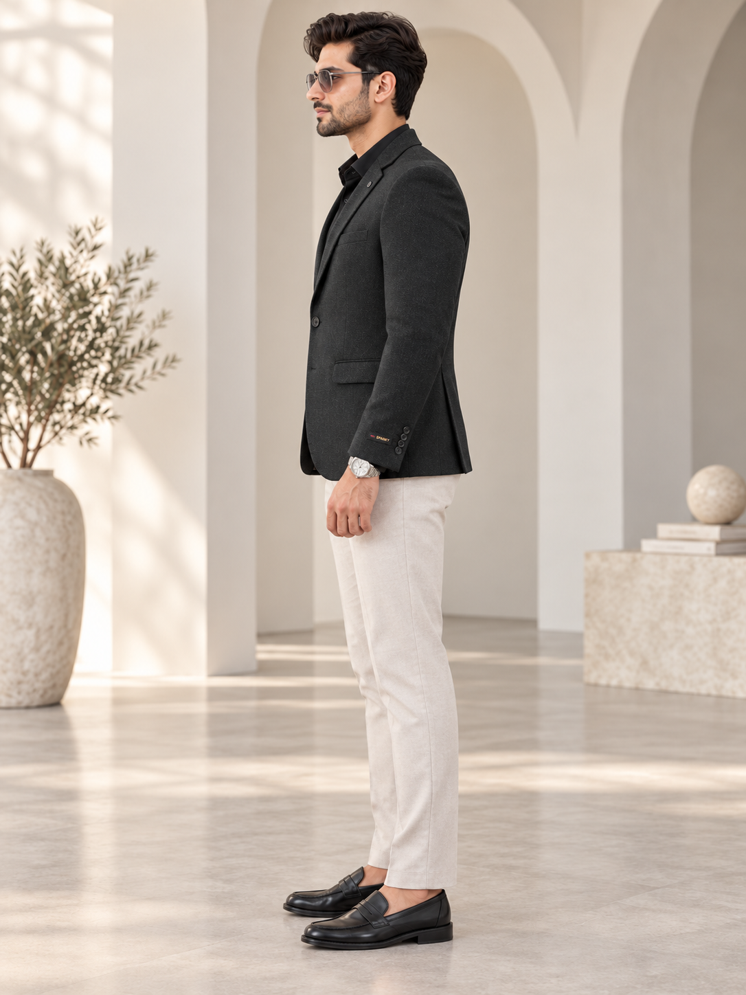 Men’s Premium Stylish Blazer Classic Single-Breasted Blazer