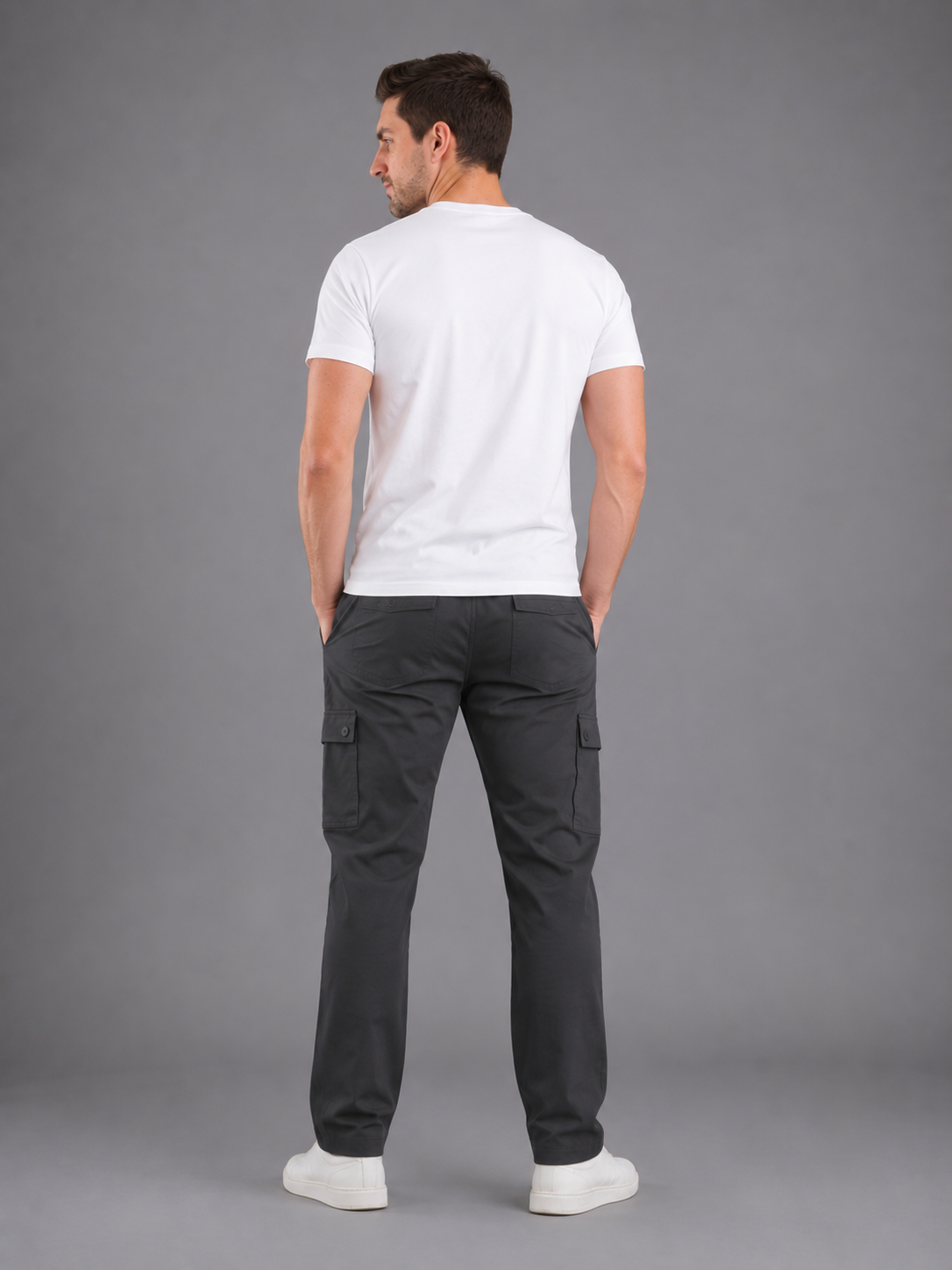 Men Jogger Cotton Lower with Pockets