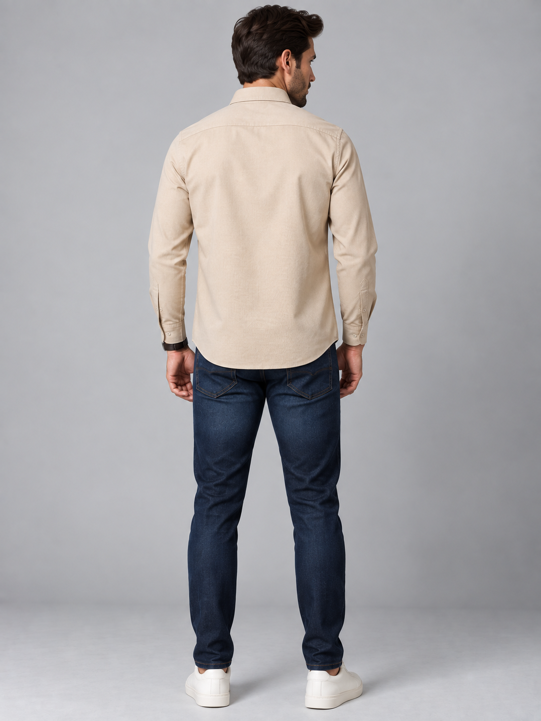 Men's Primium Cream Shirt