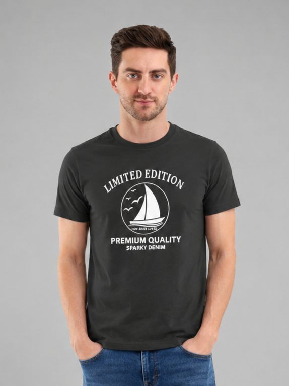 Men’s Classic Round Neck T-Shirt | Breathable & Comfortable Fit