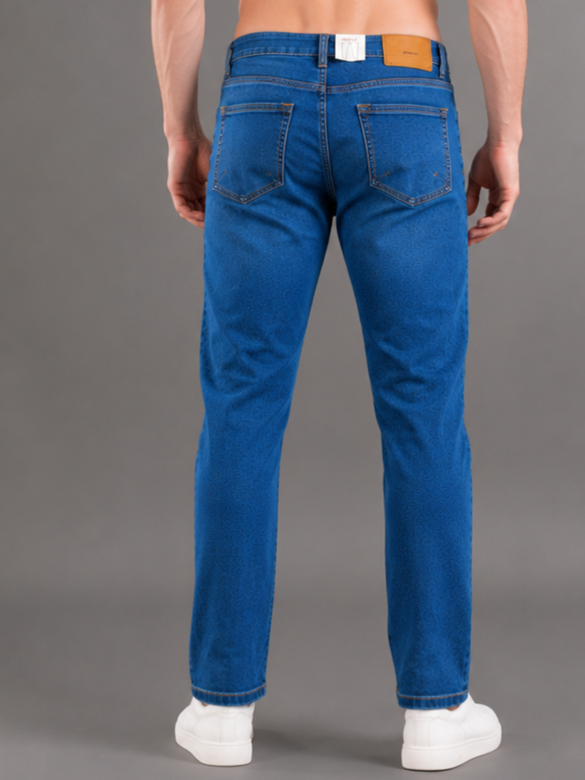SPARKY Men | Stretch Narrow Fit | lIght Blue Jeans | Premium Casual Denim