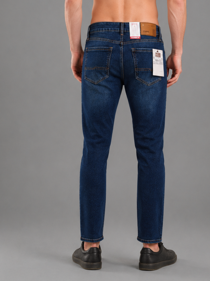SPARKY Men | Stretch Narrow Fit | lIght Blue Jeans | Premium Casual Denim