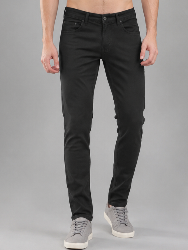 SPARKY Men | Stretch Narrow Fit | Black Jeans | Premium Casual Denim