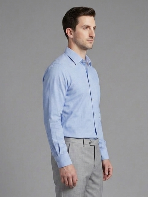 Men Premium Casual Plain Shirt Full Sleeve Regular Fit