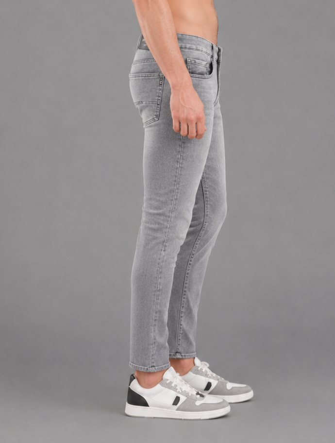 SPARKY Men | Stretch Comfort Fit | Light Grey Jeans | Premium Casual Denim
