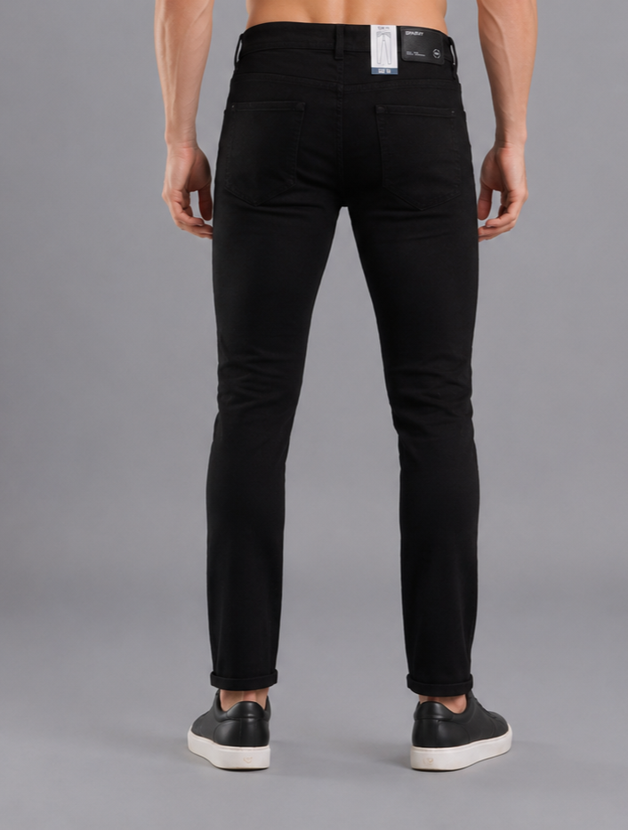 Men Stretch Comfort Fit | Mid Blue Jeans | Premium Casual Denim