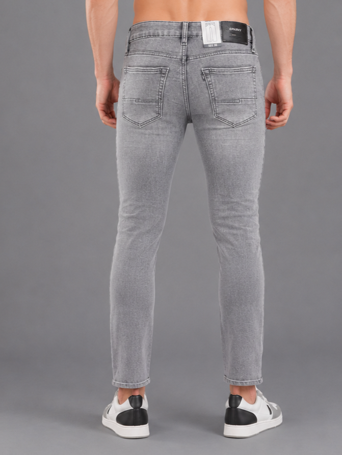 SPARKY Men | Stretch Comfort Fit | Light Grey Jeans | Premium Casual Denim