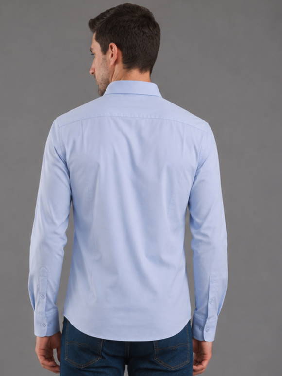 Men Premium Formal Satin Shirt Full Sleeve Regular Fit