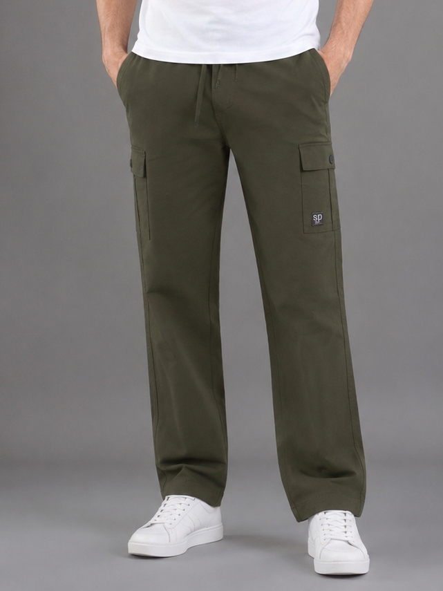 Men Jogger Cotton Lower with Pockets