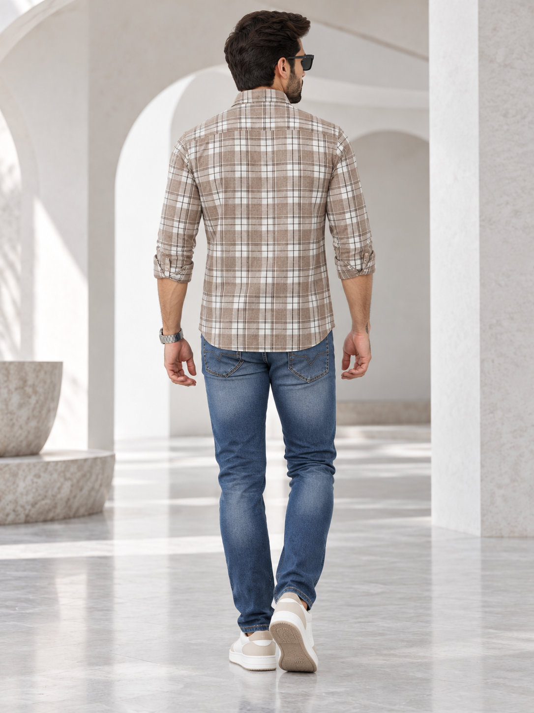 Men’s Stylish Casual Check Shirt