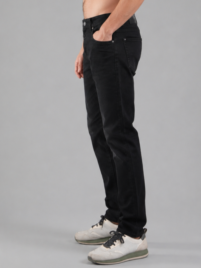 SPARKY Men | Stretch Narrow Fit | Black Jeans | Premium Casual Denim