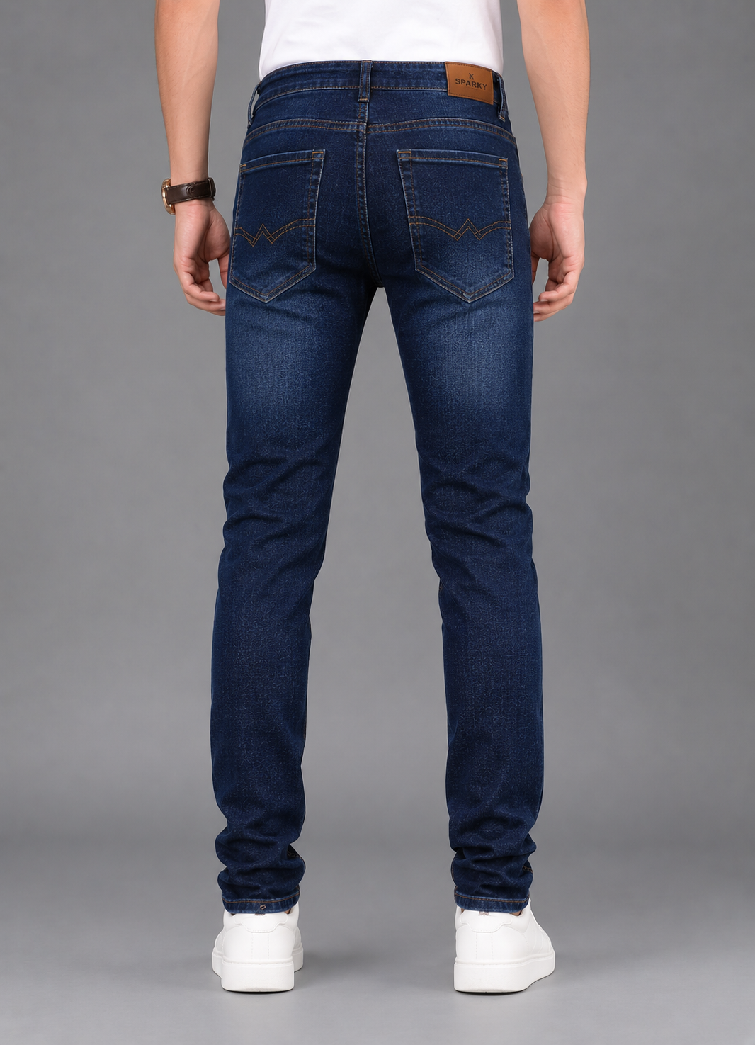 SPARKY Men's Slim Fit Mid-Rise Denim Jeans | Casual Everyday Wear