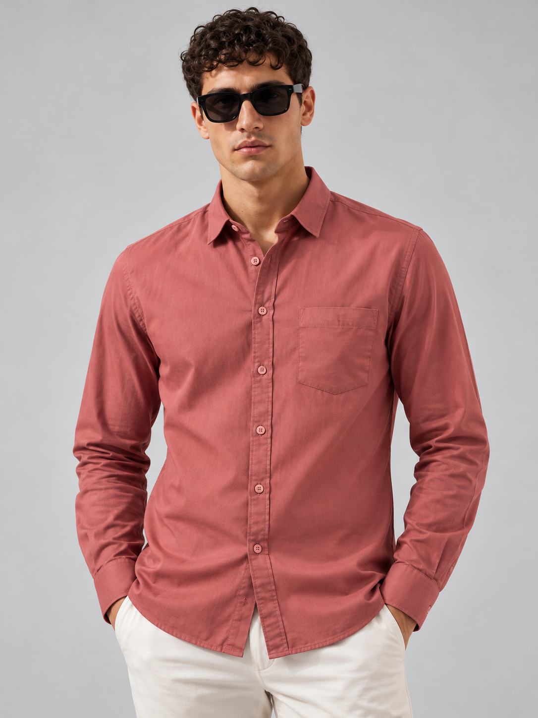 Men’s Premium Plain Casual Shirt