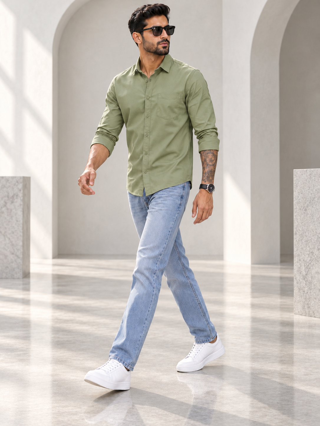 Men’s Premium Olive Shirt