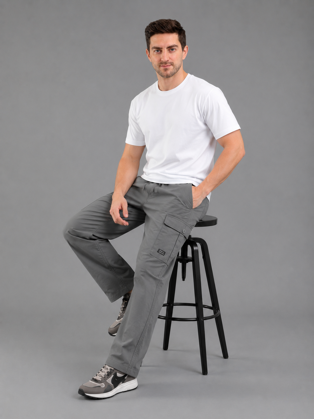 Men Jogger Cotton Lower with Pockets