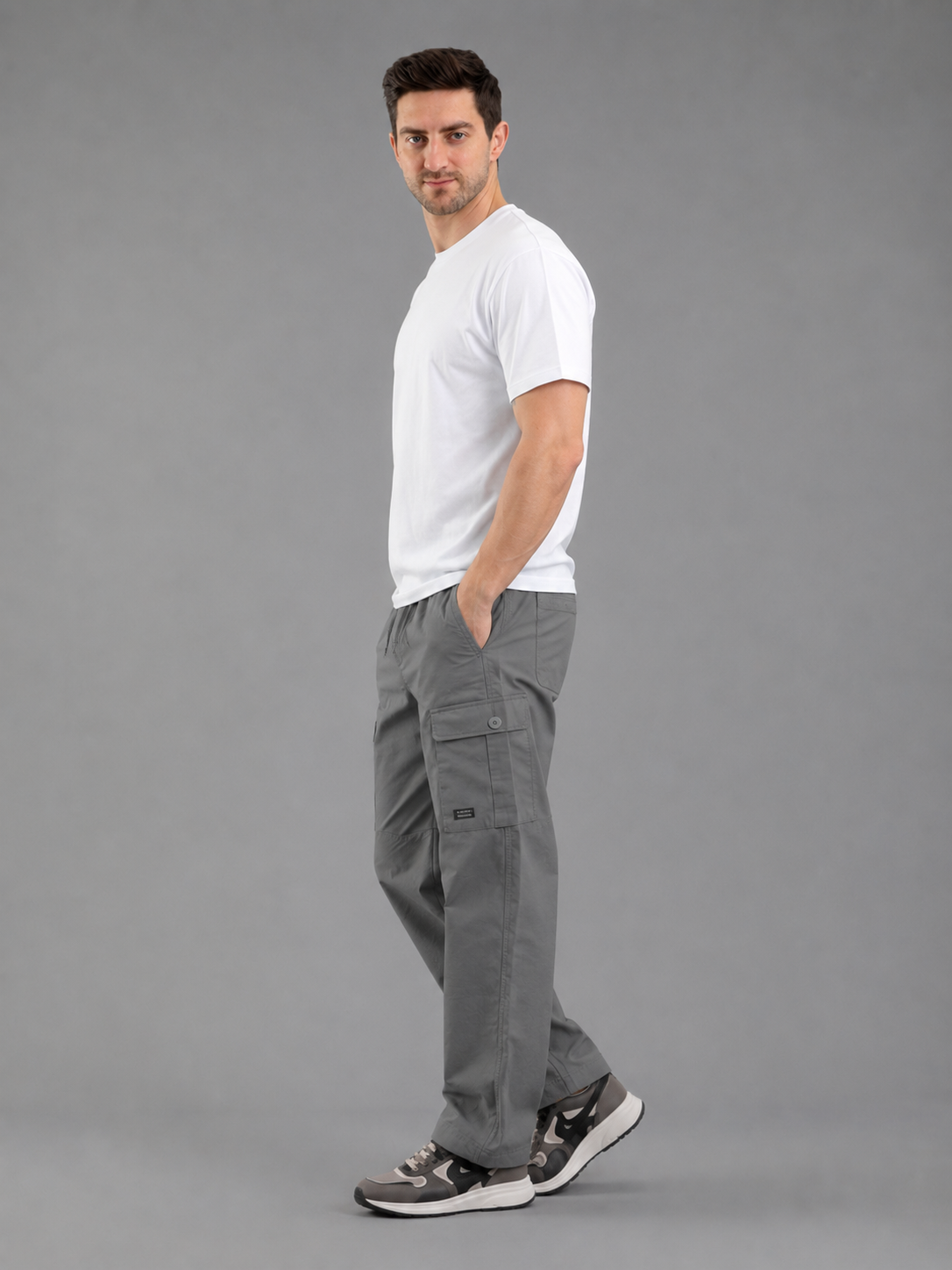 Men Jogger Cotton Lower with Pockets