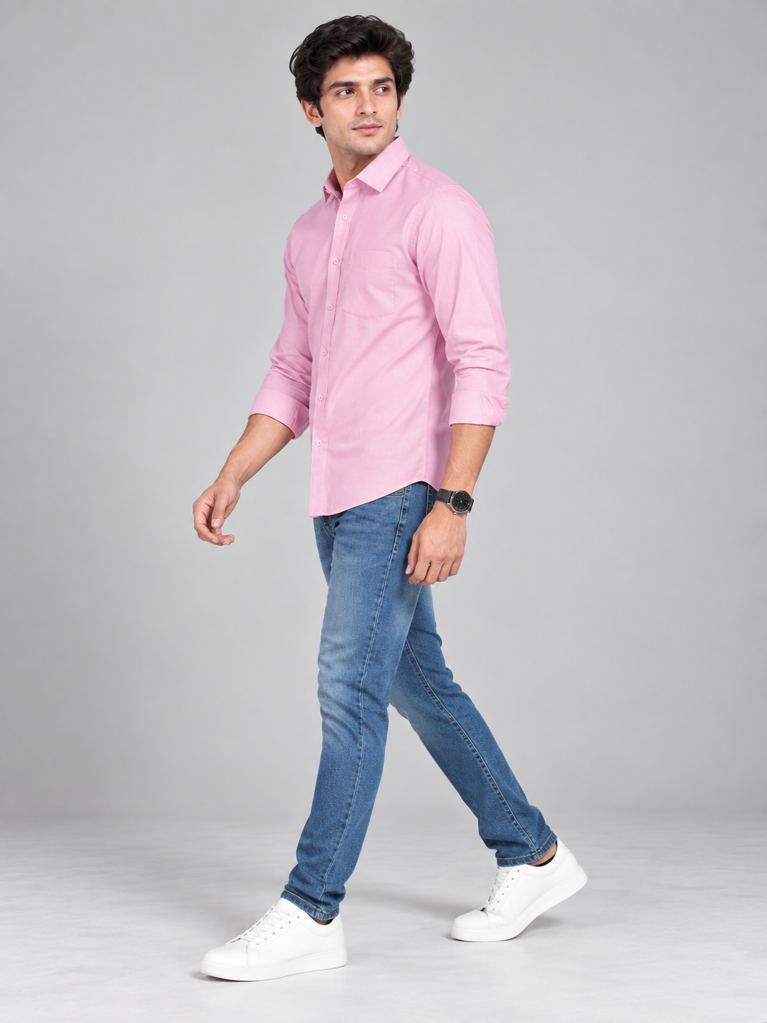 Men’s Premium Plain Full Sleeve Casual Shirt