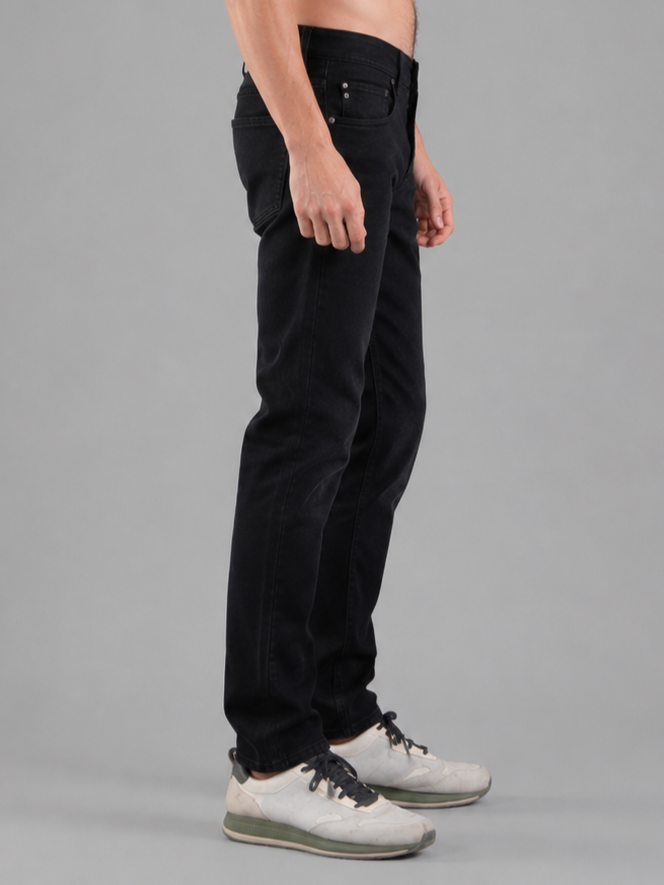 SPARKY Men | Stretch Narrow Fit | Black Jeans | Premium Casual Denim