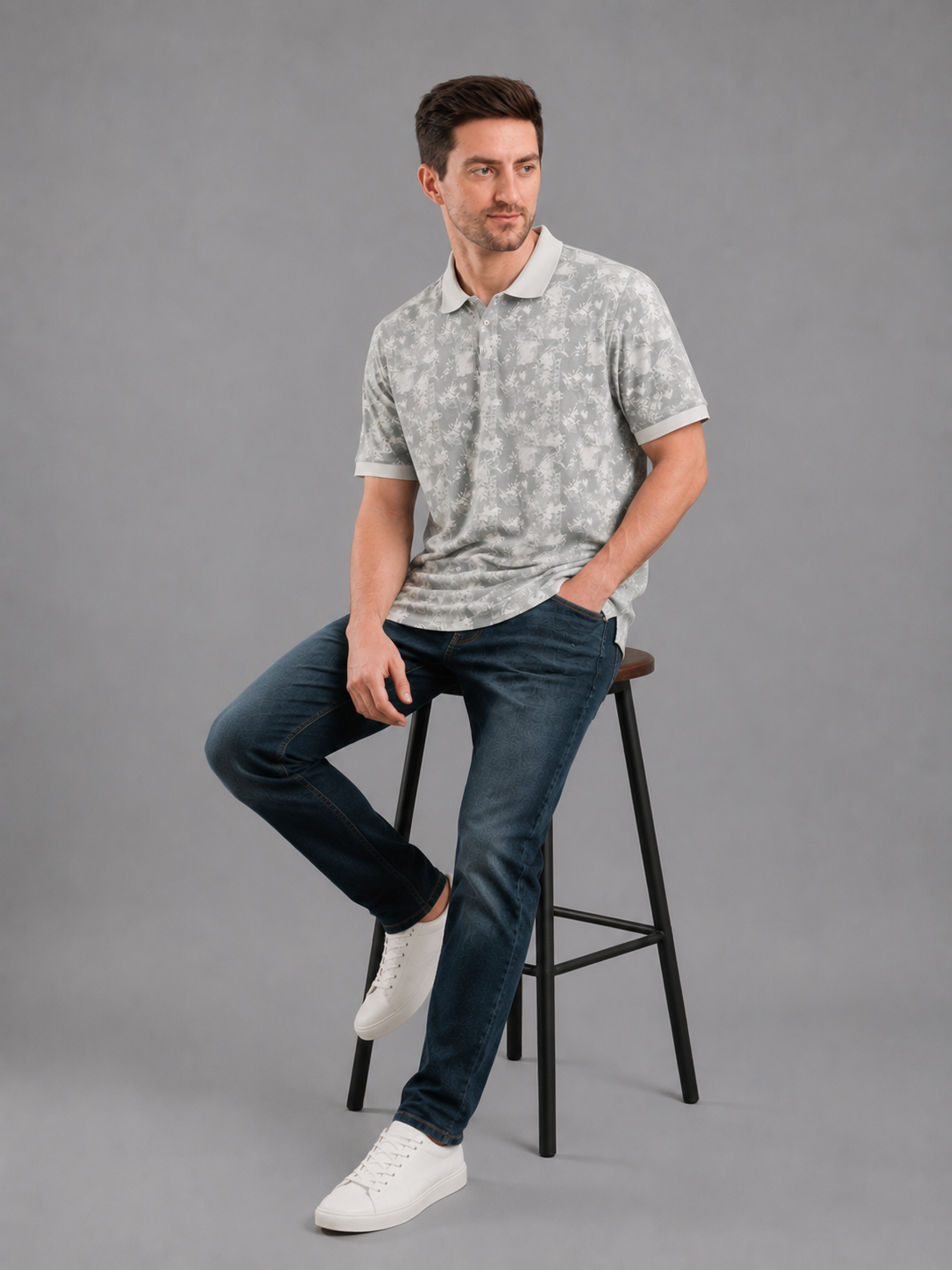 Men Solid Polo T-Shirt | Regular Fit | Cotton Blend | Half Sleeve Casual Wear