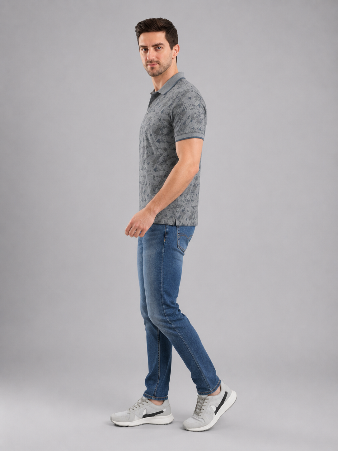 Men's Solid Polo T-Shirt | Regular Fit | Cotton Blend | Half Sleeve Casual Wear