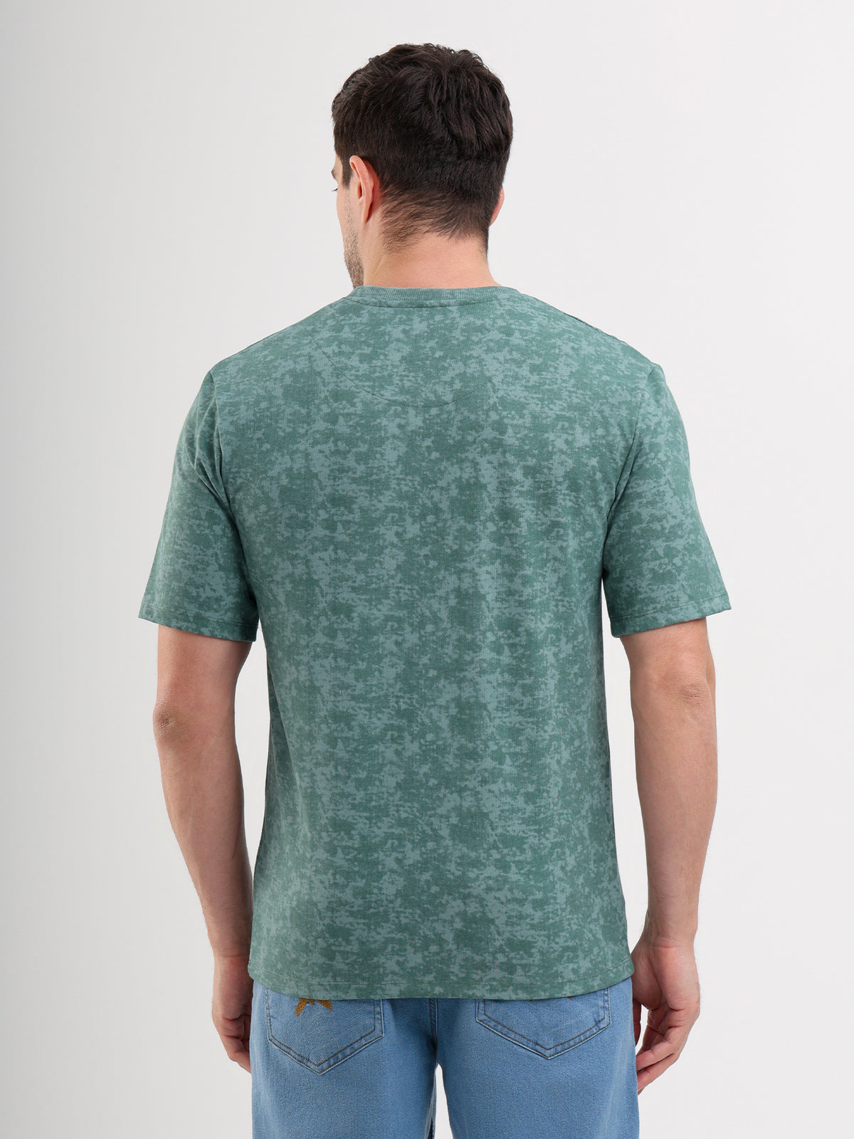 Sparky Solid Slim Fit Cotton T-Shirt Half Sleeve