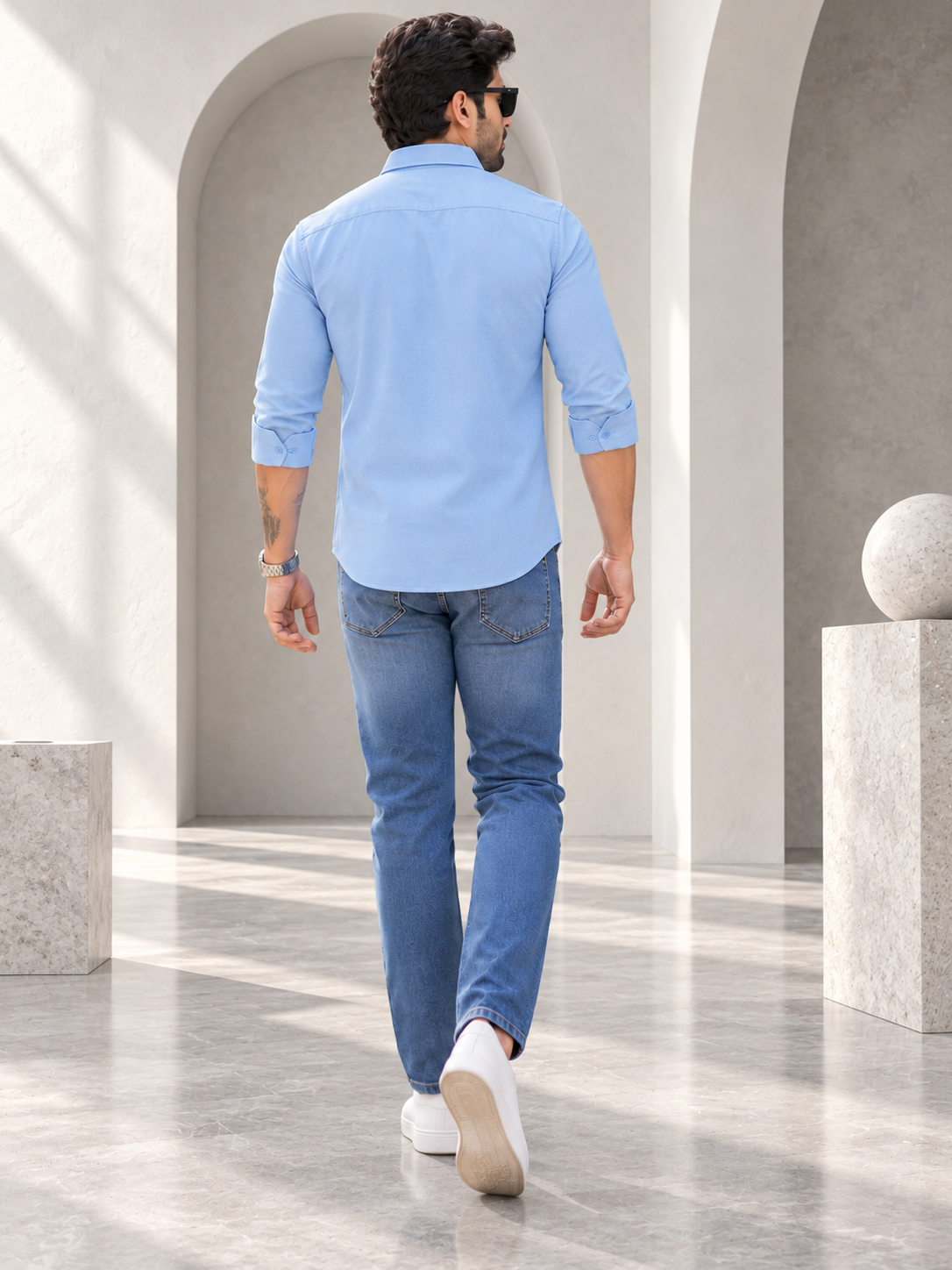 Men’s Premium Full Sleeve Plain Casual Shirt