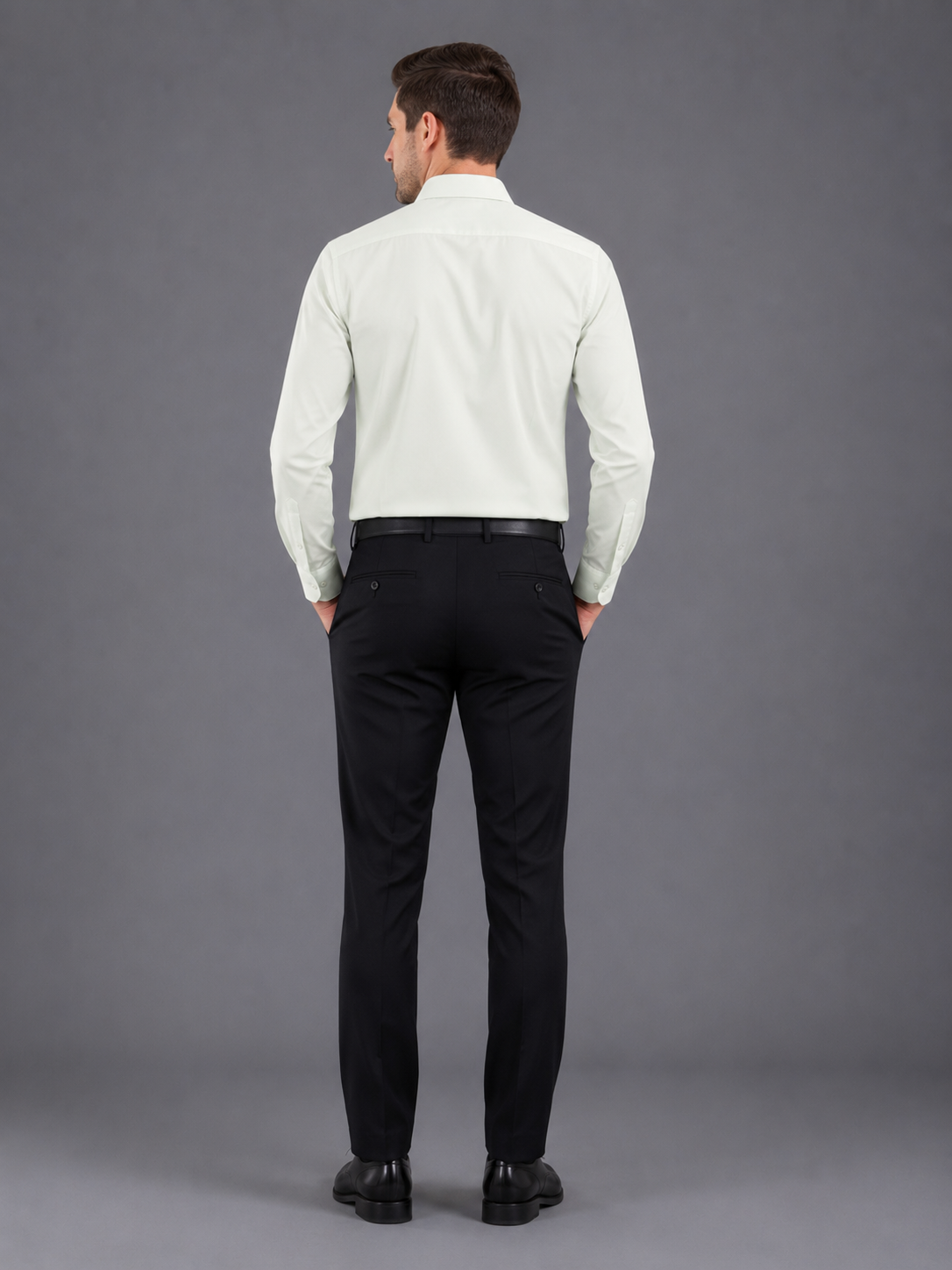 Men Full Sleeve's | Formal Cotton Shirt | Regular Fit | Light Green Color