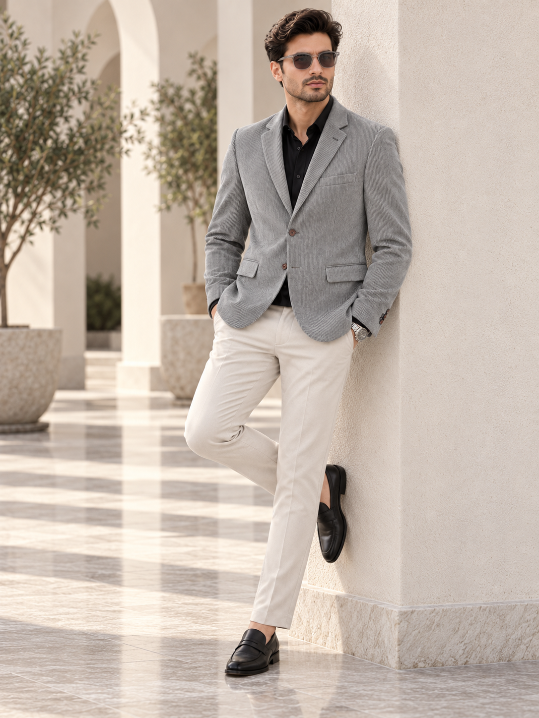 Men’s Premium Stylish Blazer Classic Single-Breasted Blazer