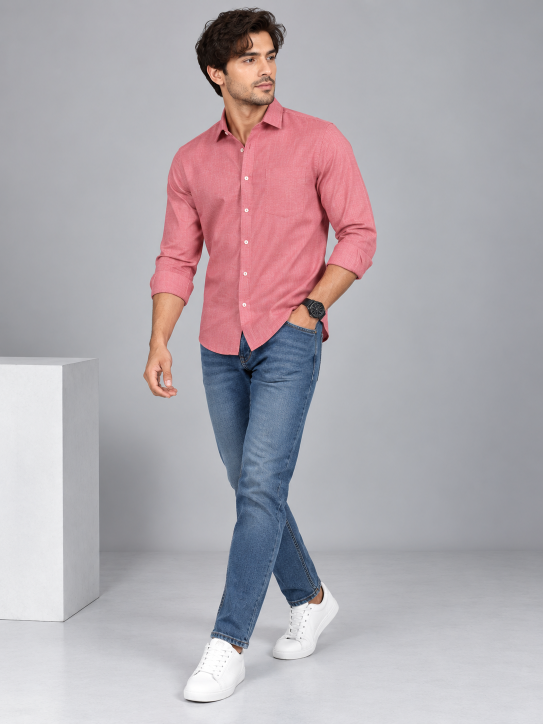 Men's Primium Red Shirt