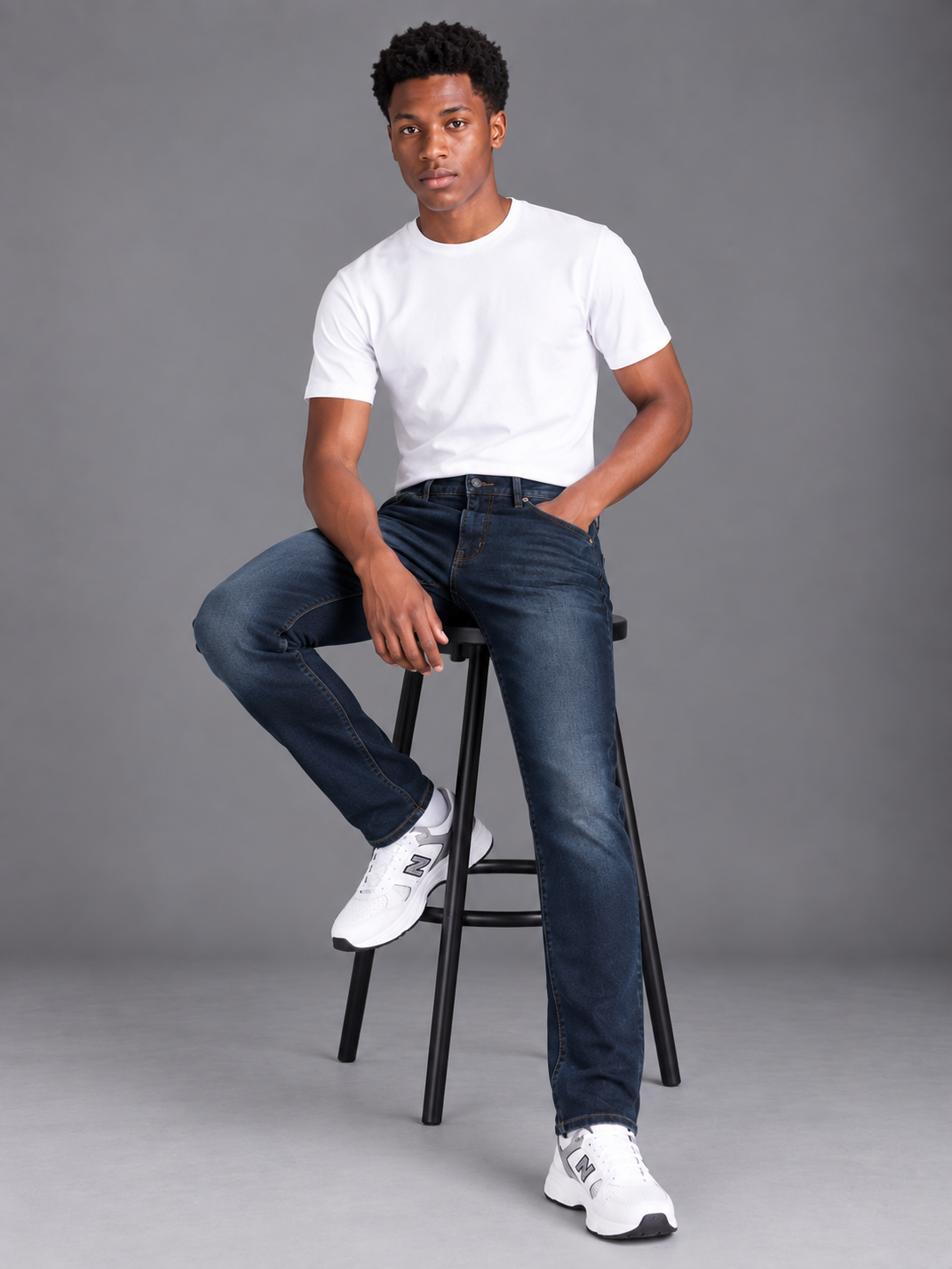 Men's Classic Narrow Fit Denim Jeans | Comfortable Everyday Jeans