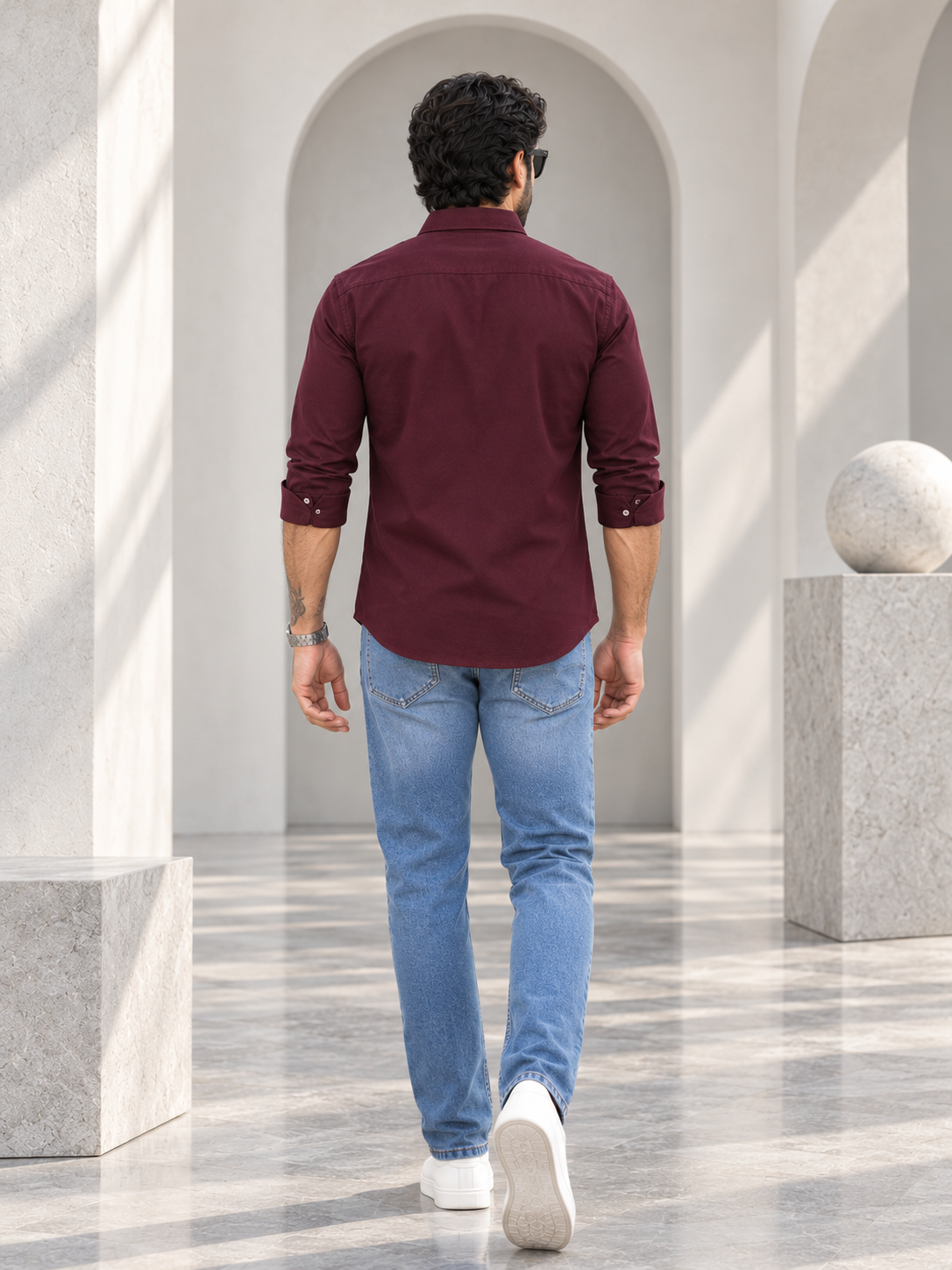 Men’s Premium Full Sleeve Plain Casual Shirt