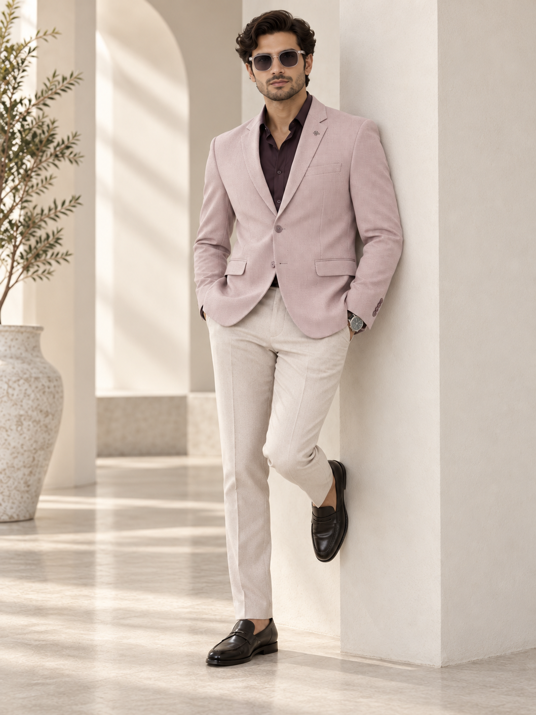 Men’s Premium Stylish Blazer Classic Single-Breasted Blazer