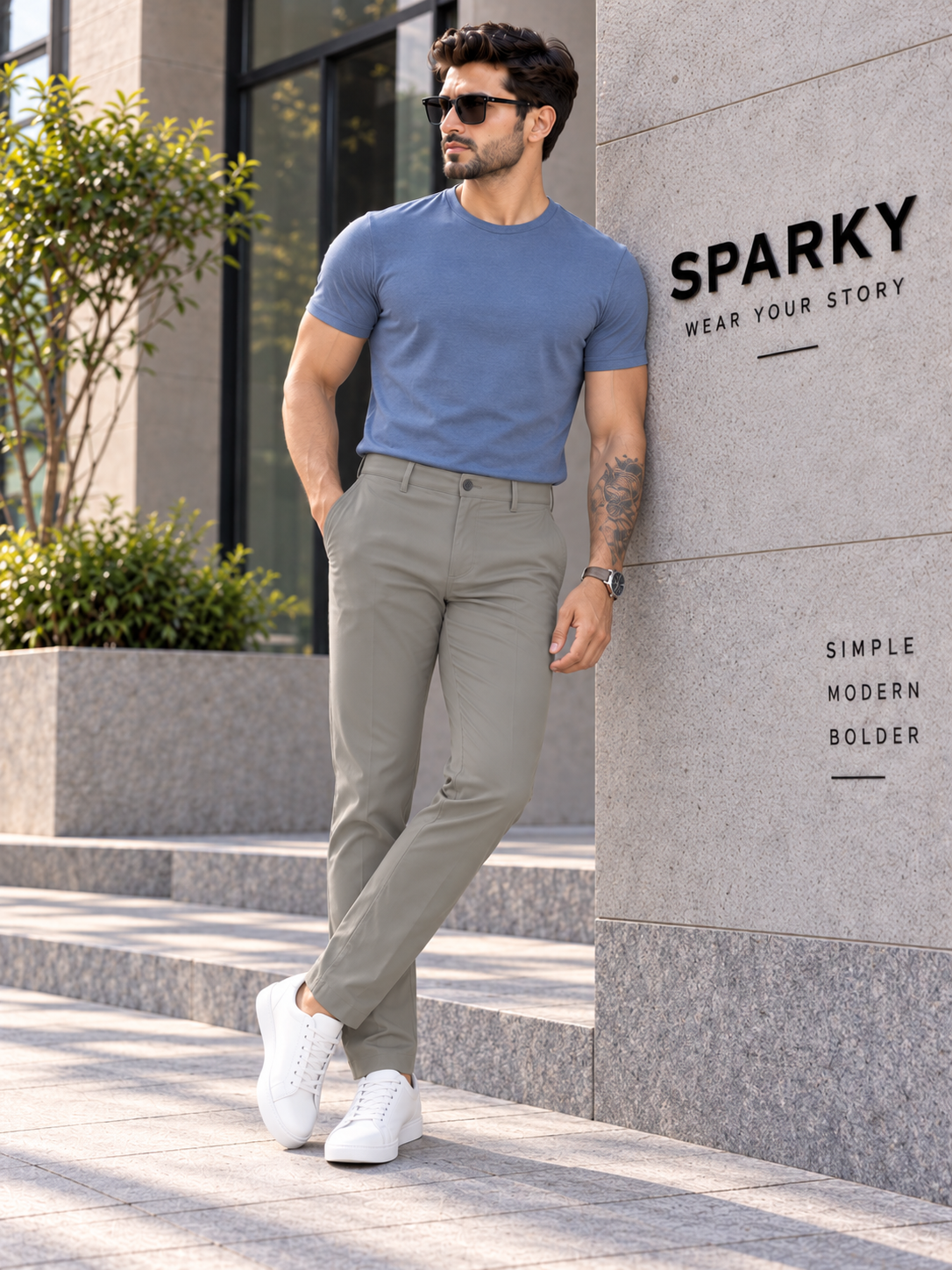 Men’s Premium Slim Fit Casual Trousers