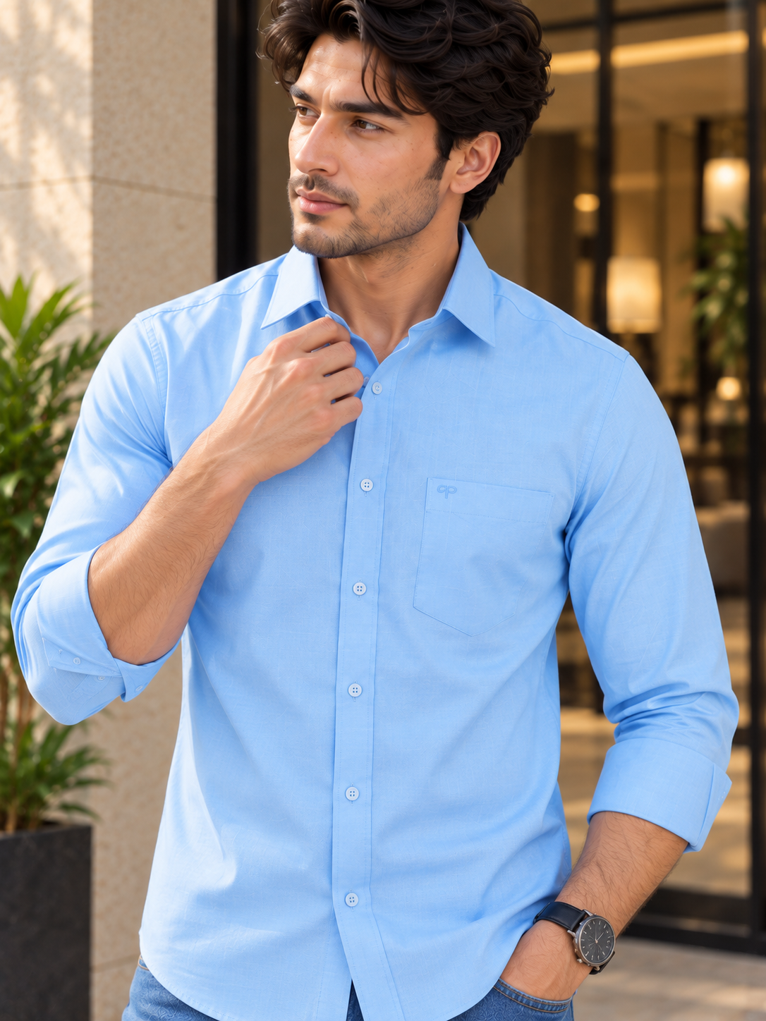 Men's Primium Sky Shirt