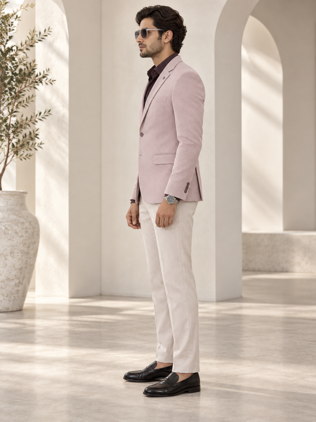 Men’s Premium Stylish Blazer Classic Single-Breasted Blazer