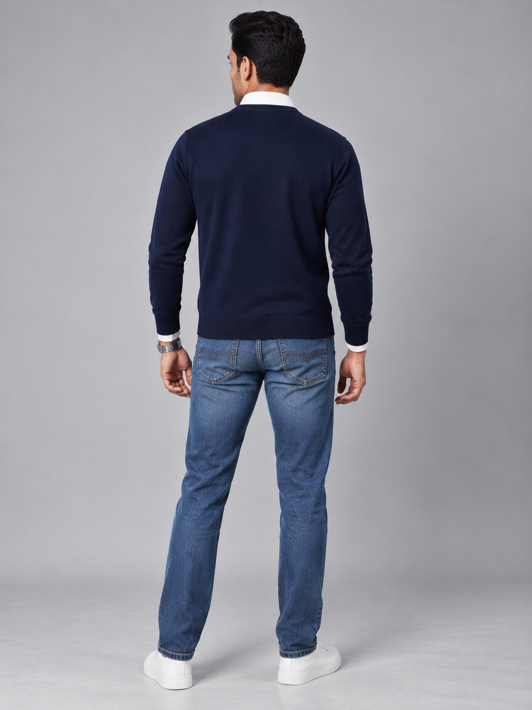 Men's Premium Full Sleeve V-Neck Sweater