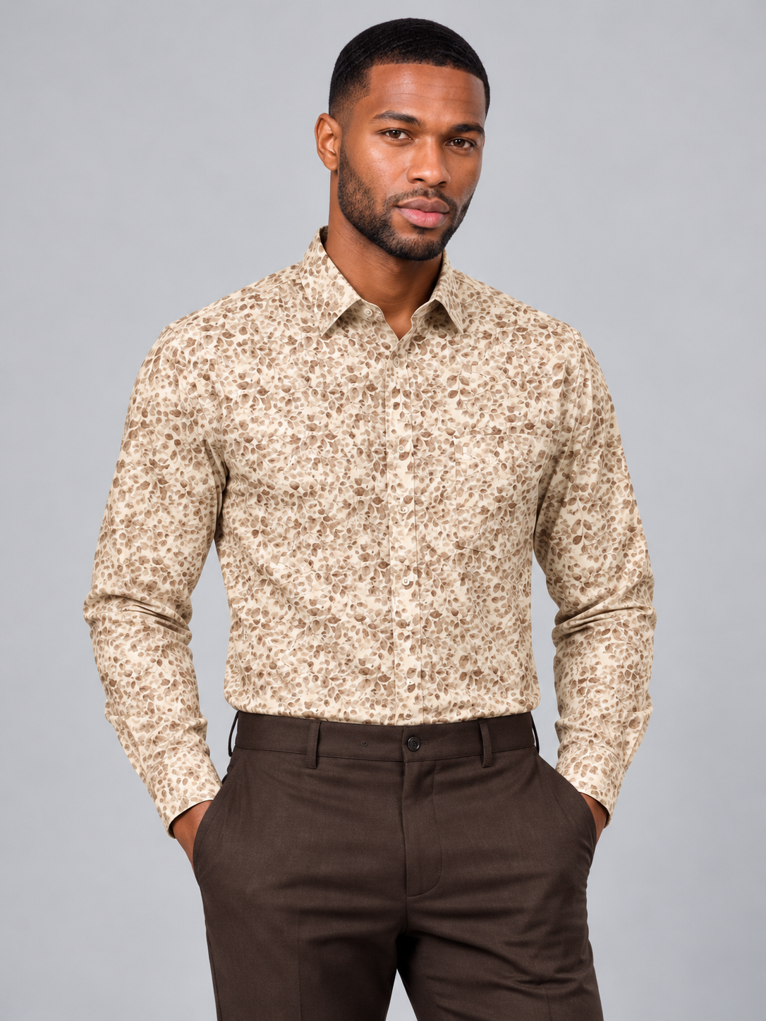 Men’s Premium Printed Formal Shirt