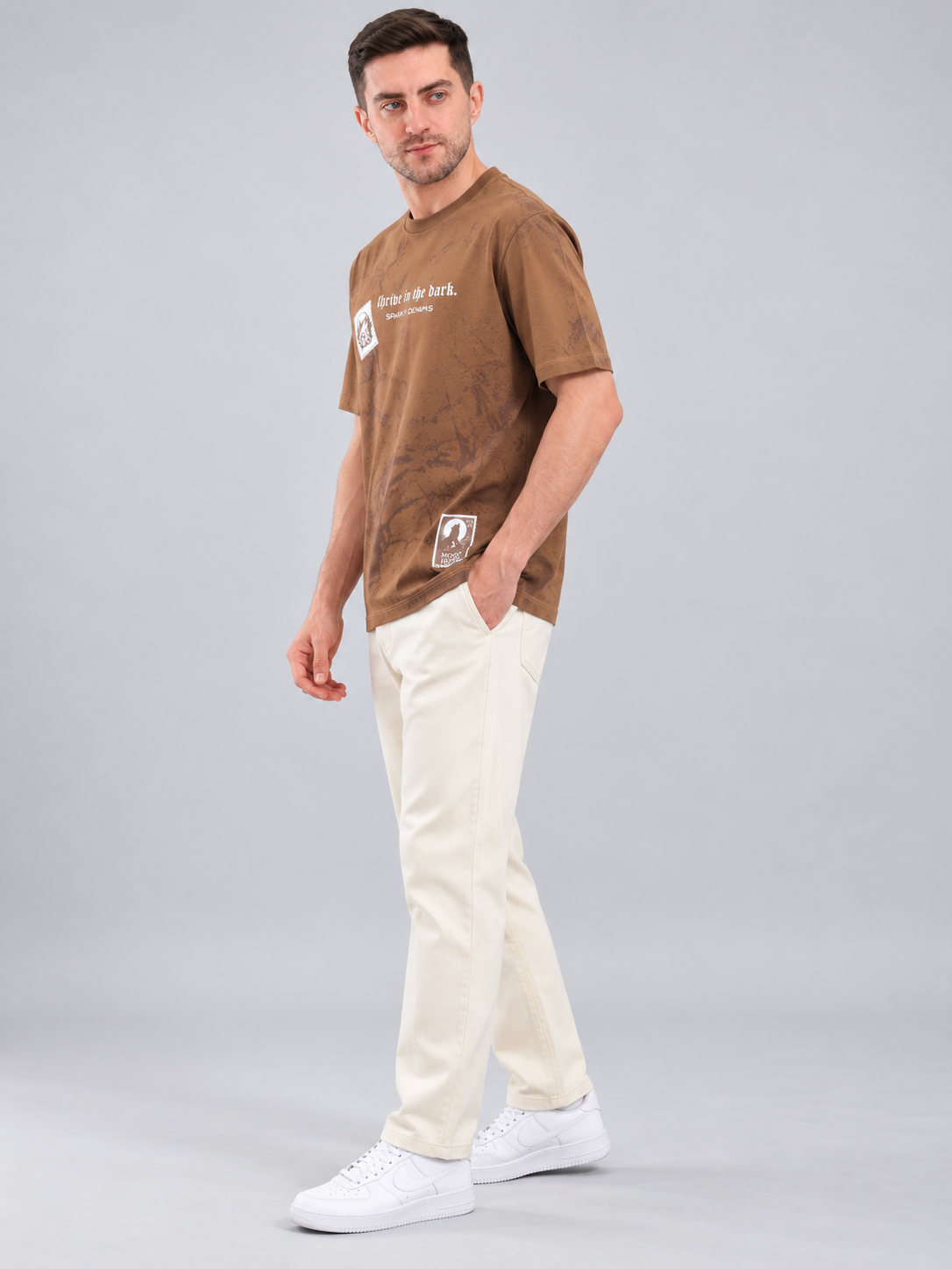 Men’s Premium Cotton Blend Half Sleeve T-Shirt