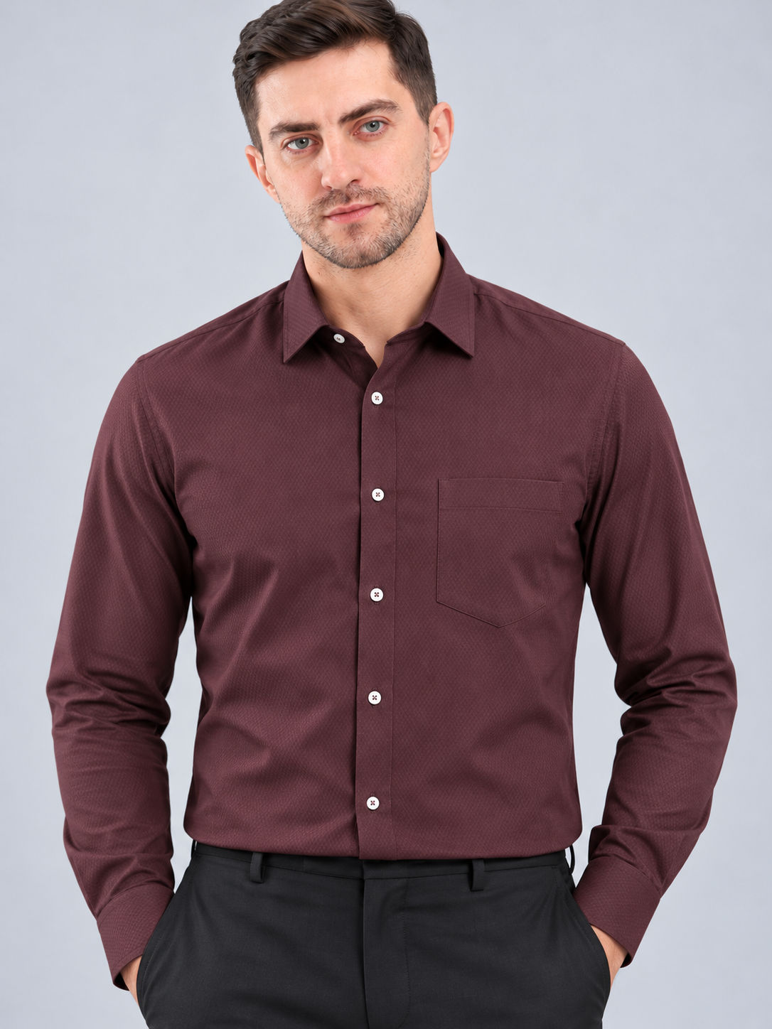Men’s Premium Solid Formal Shirt