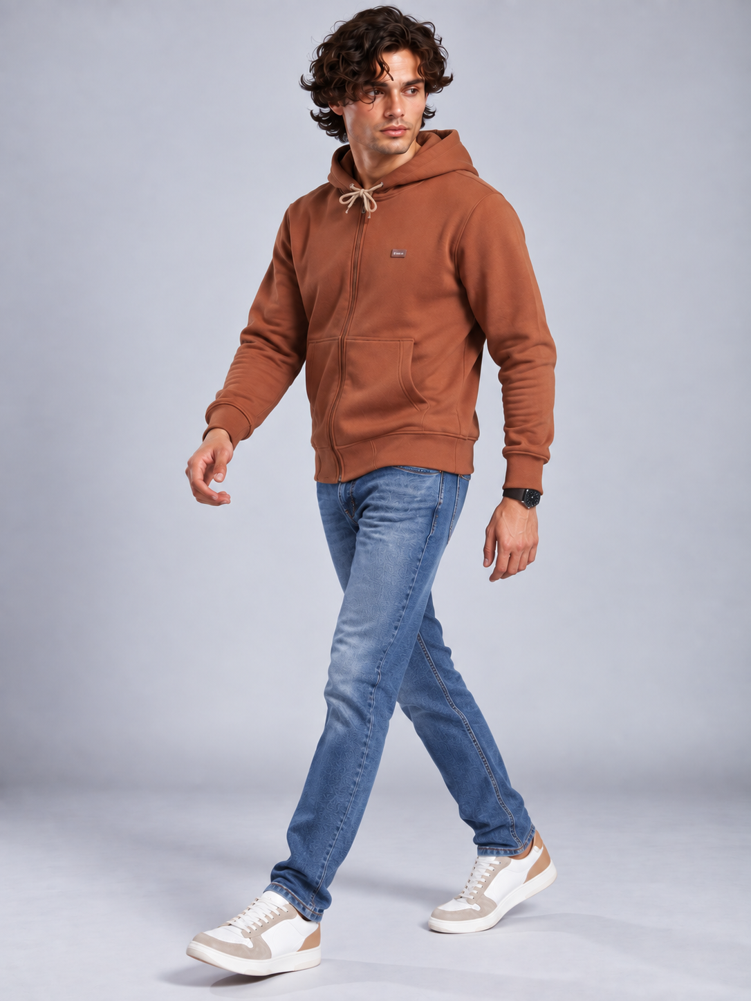 Men’s Premium Full-Zip Hooded Sweatshirt