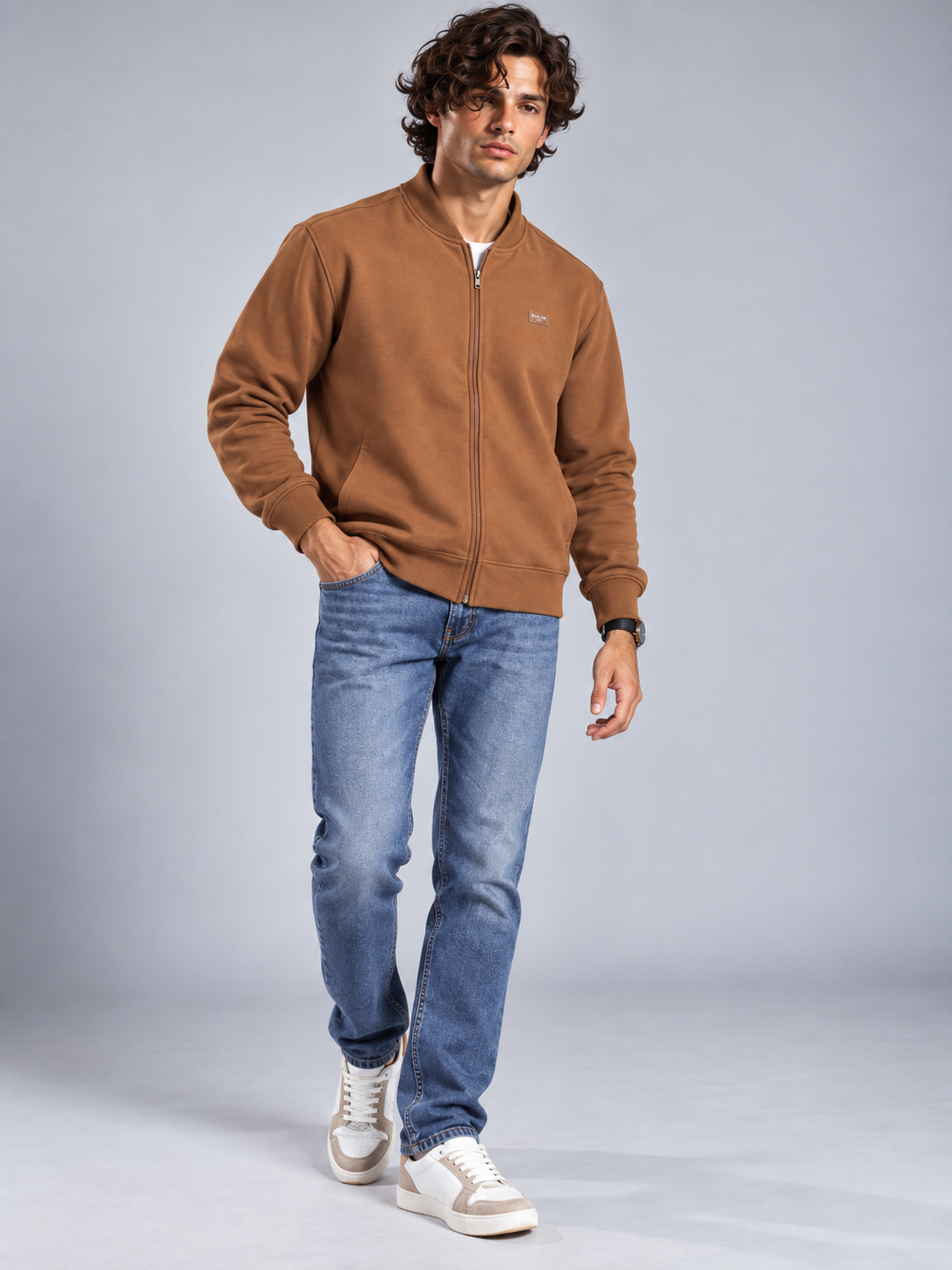 Men’s Premium Full Sleeve Zipper Sweatshirt
