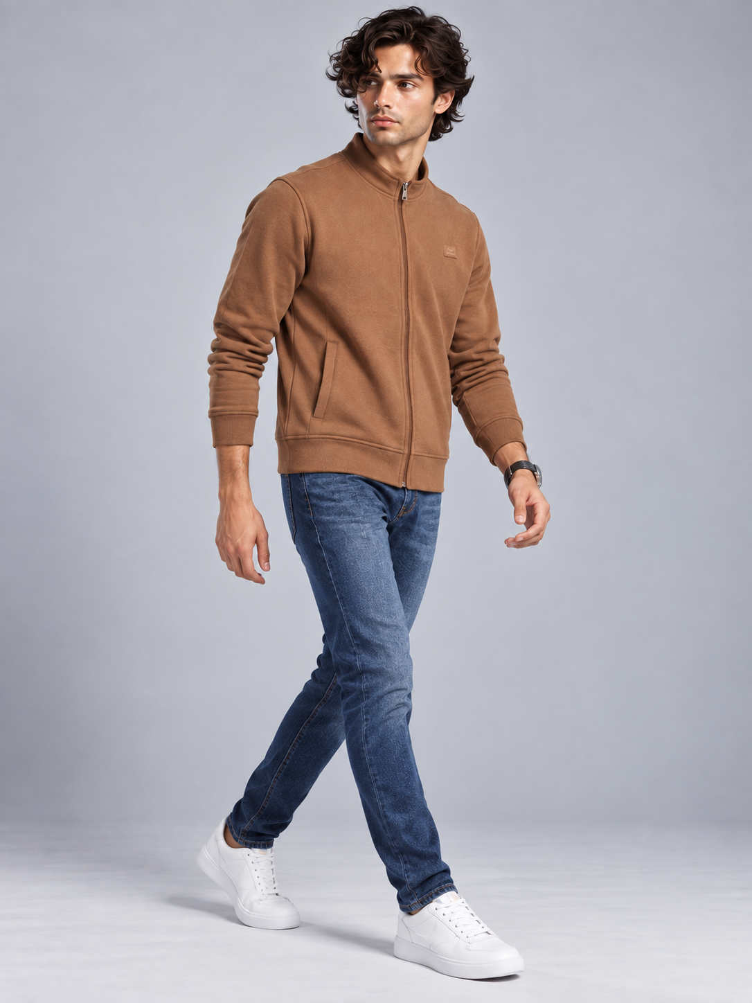 Men’s Premium Full Sleeve Zipper Sweatshirt