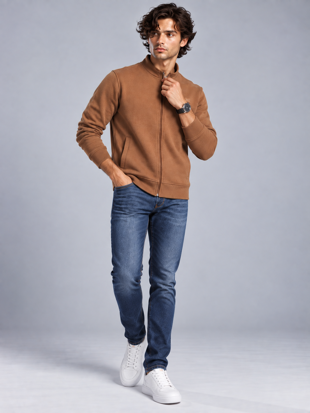 Men’s Premium Full Sleeve Zipper Sweatshirt