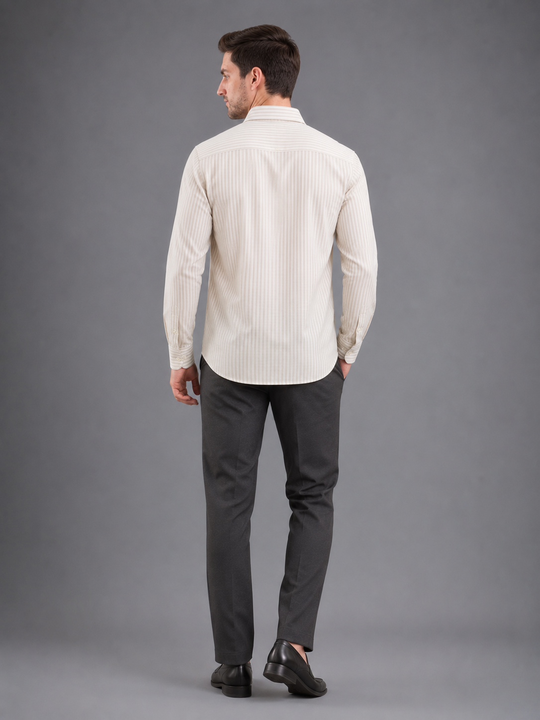 Men Premium Casual Plain Shirt Full Sleeve Regular Fit