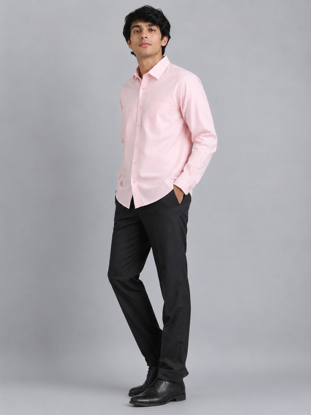 Men Premium Casual Stripe Shirt Full Sleeve Regular Fit