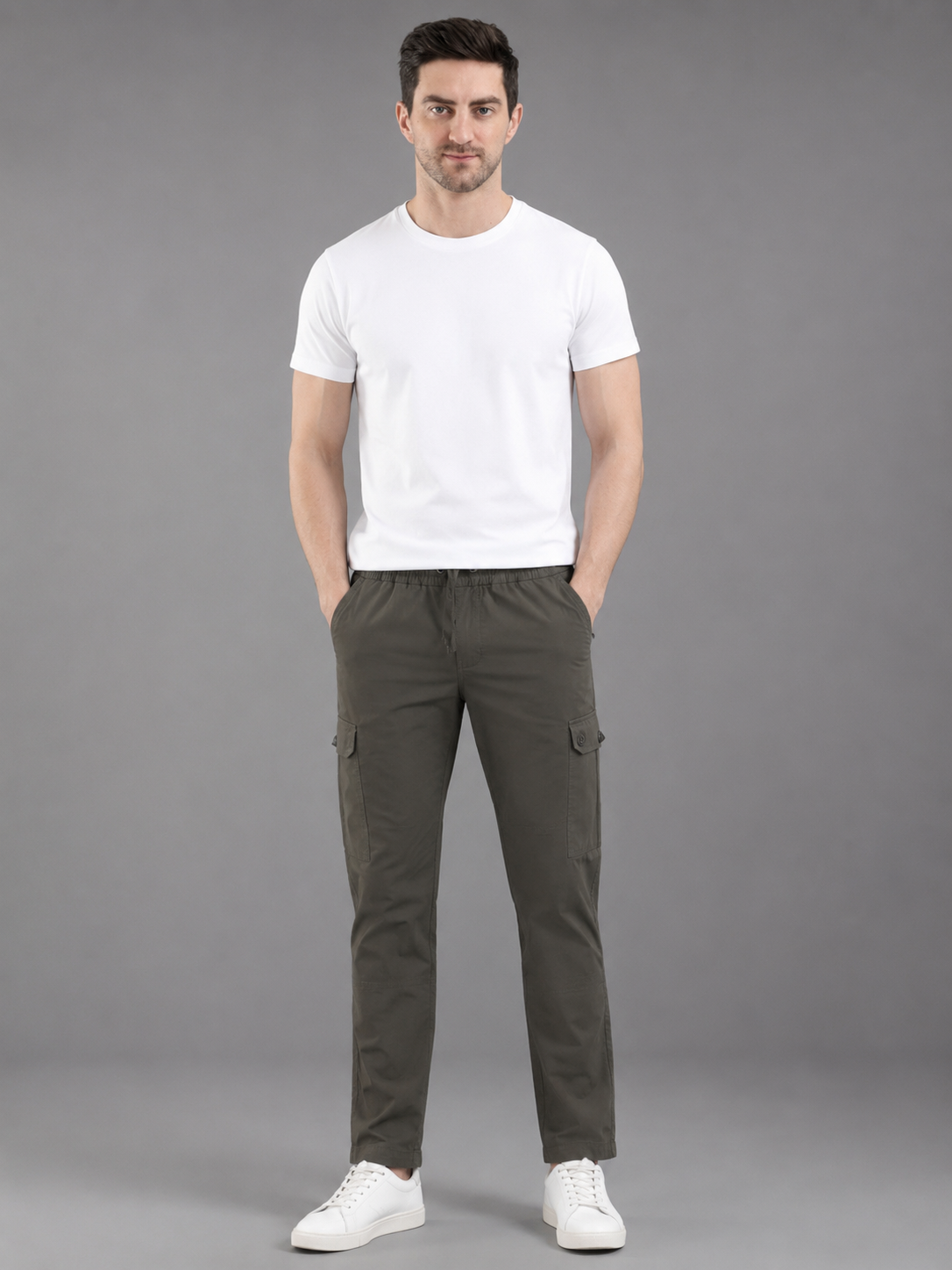 Men Jogger Cotton Lower with Pockets