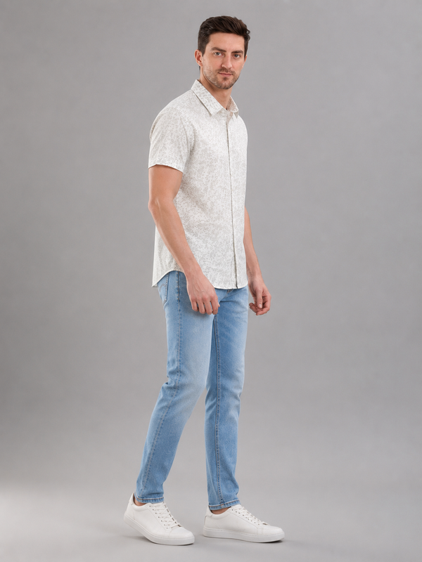 Men Regular Fit | Half Sleeve Formal Shirt | Lightweight Summer Wear
