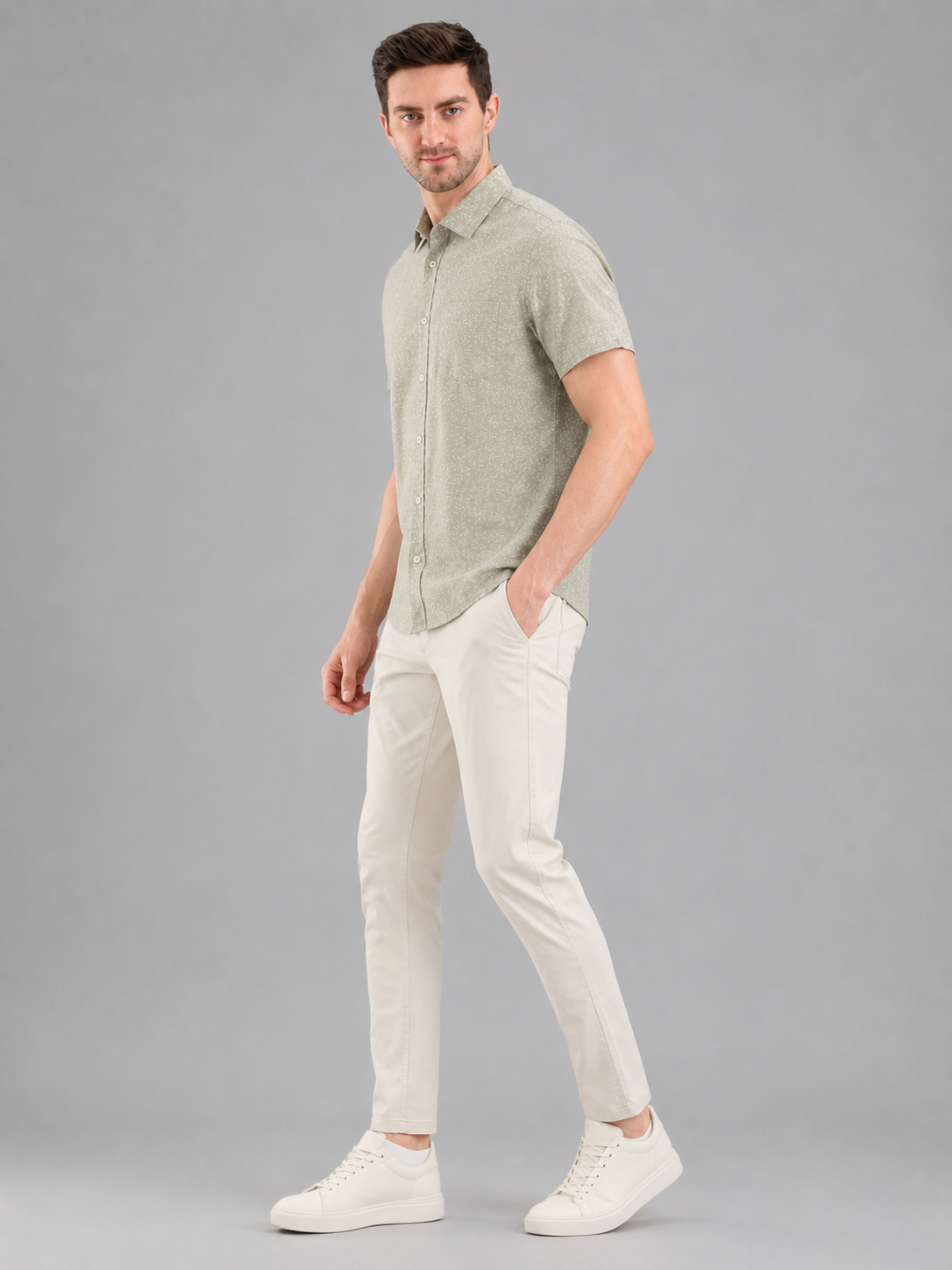 Men Regular Fit | Half Sleeve Casual Shirt | Lightweight Summer Wear
